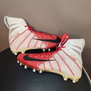 Nike Vapor Untouchable 3 Elite Football Cleats sz 15 New Red/White Flyknit